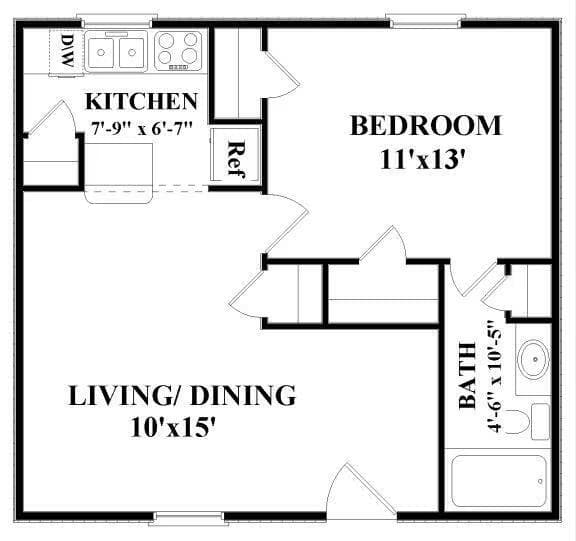 A1 540 floor plan