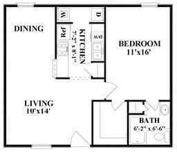 A6 406 floor plan