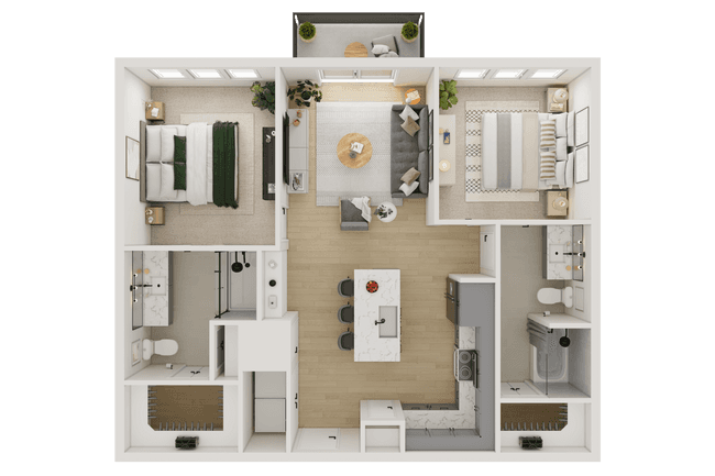 B2 256 floor plan