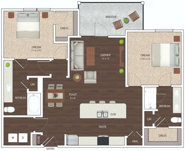 B2 136 floor plan