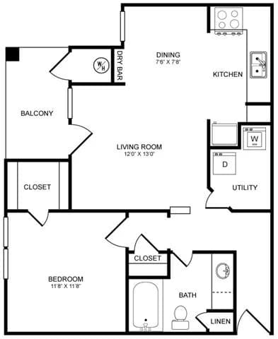 A1 1318 floor plan