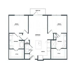 B1 7-7307 floor plan