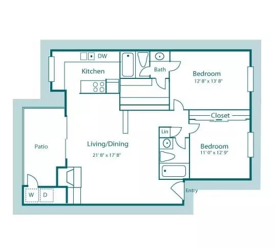 Unit 221 221 floor plan