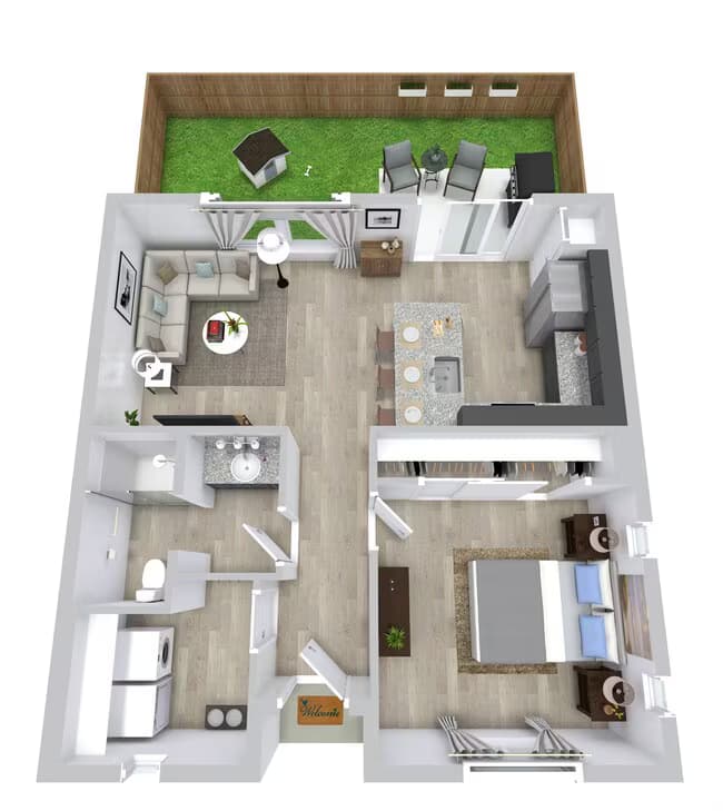 The Alcove 805 floor plan