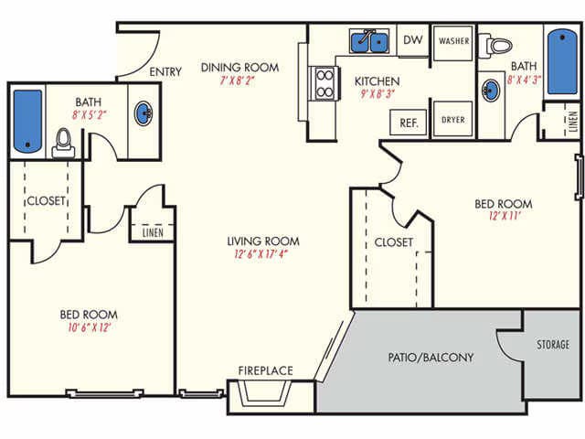 B1 13-1301 floor plan