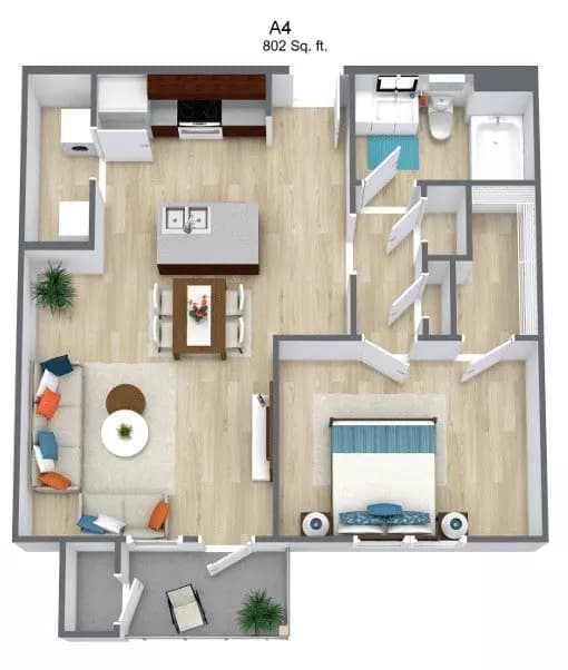 A1 223 floor plan