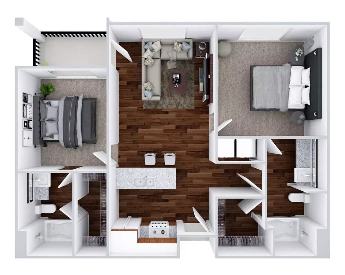 The Cedar 351 floor plan