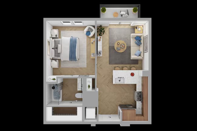 A1 1313 floor plan
