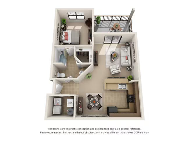 The Etesian 12-308 floor plan