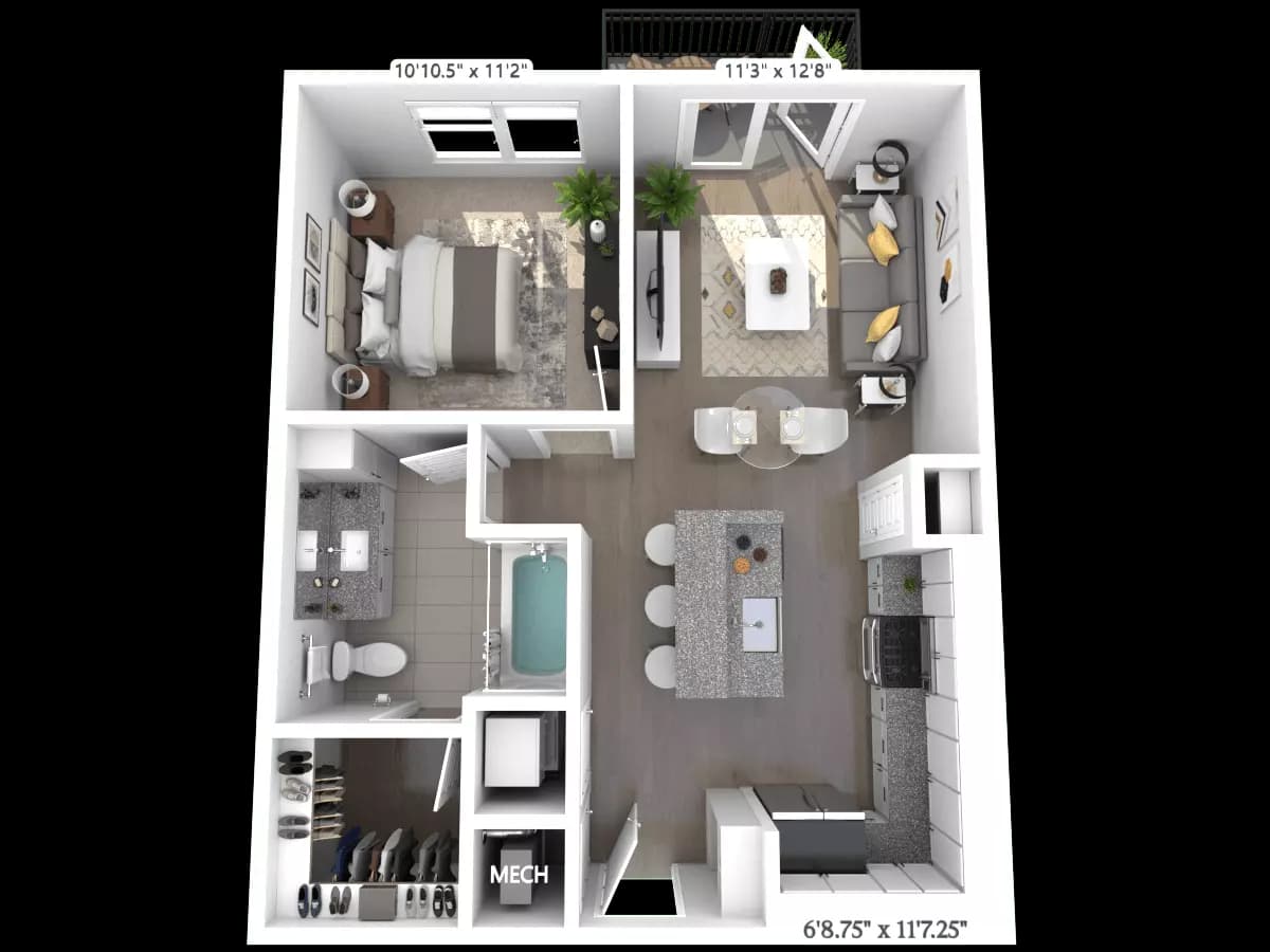 A1 1115 floor plan