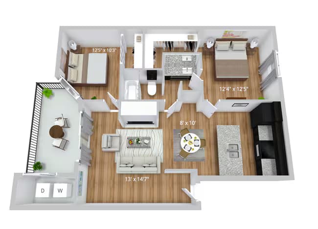 B1 5-507 floor plan