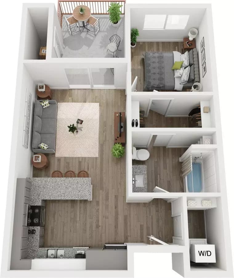 Unit 1307 1307 floor plan
