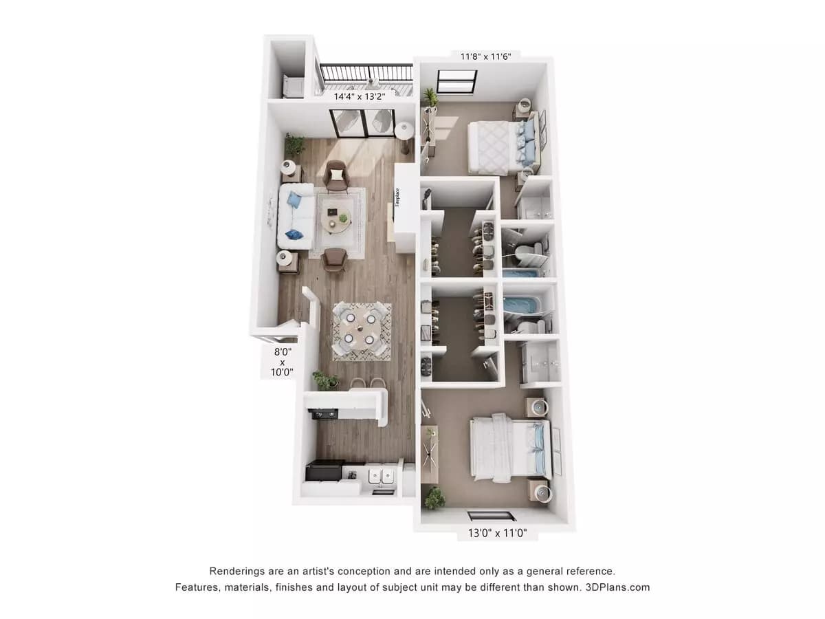 B2 1353 floor plan