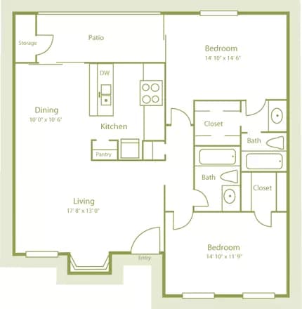 Plan B3 2.0121 floor plan