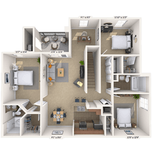3 Beds • 2 Bath 0105208 floor plan
