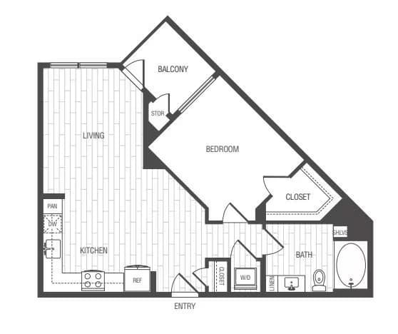 A1 2-2412 floor plan