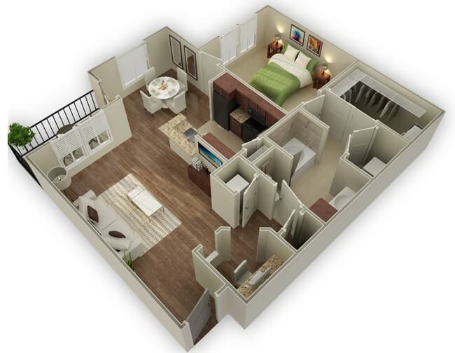 A4 7303 floor plan
