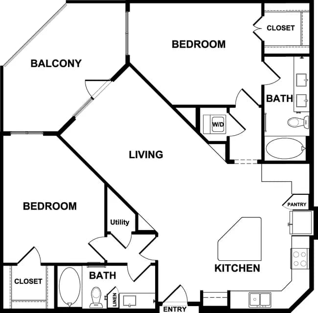 B2 2-2322 floor plan