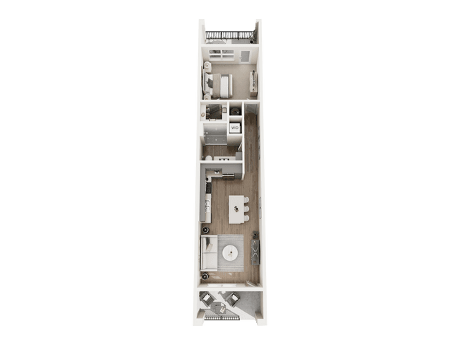 The Bergstrom 7105 floor plan