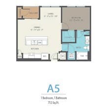 A5B 611 floor plan