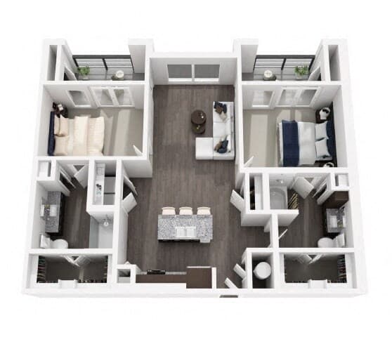 B2 305 floor plan