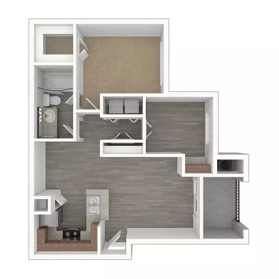 Unit 1033 1033 floor plan