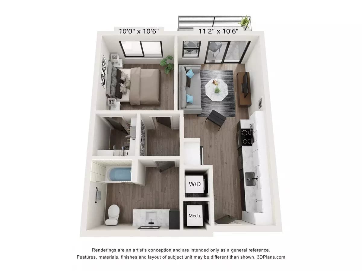 A1 322 floor plan