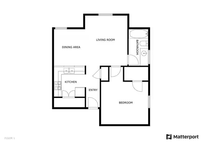 A1 406-205 floor plan
