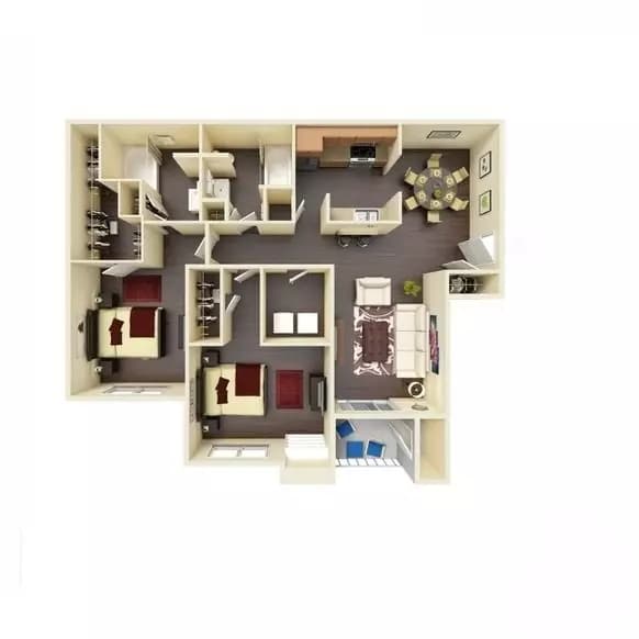 The William Deluxe 1 716 floor plan