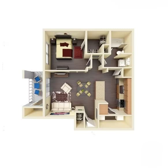 The Cannon Classic 628 floor plan
