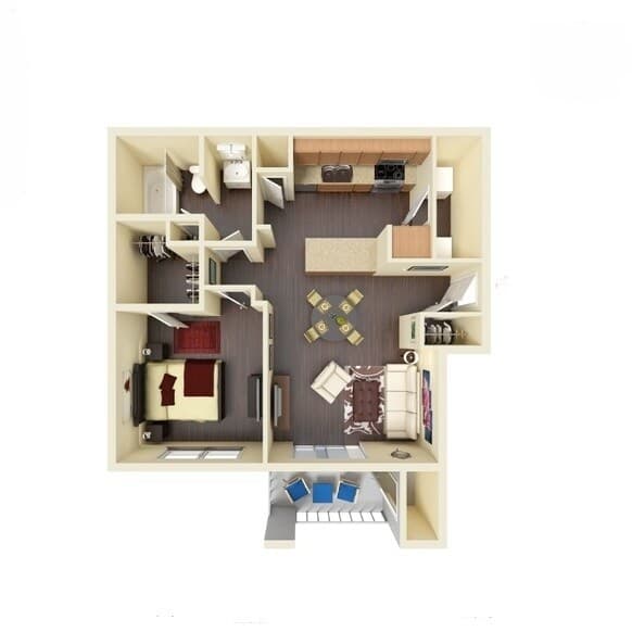 The Cannon Deluxe 2 1311 floor plan
