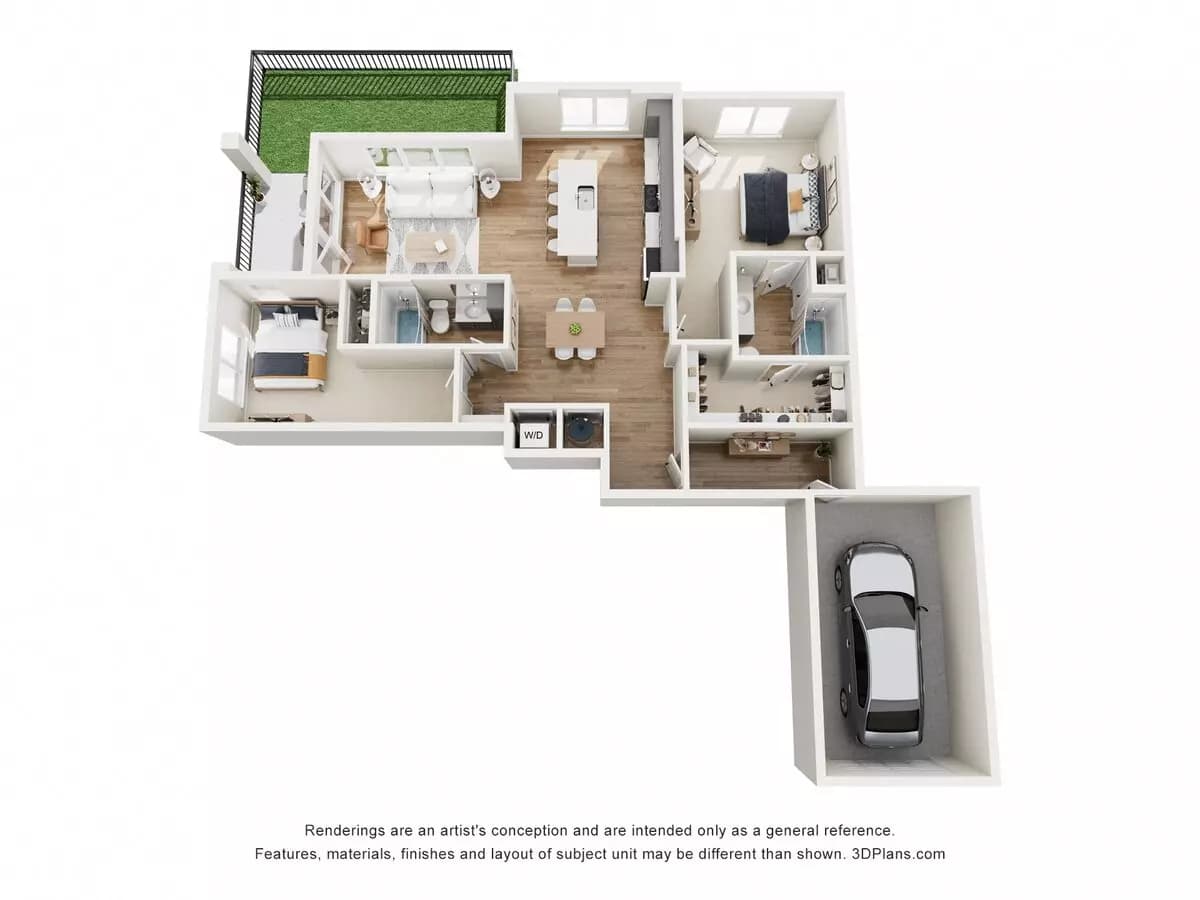 B3 1106 floor plan