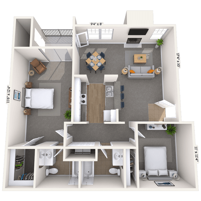 Magnolia 01115 floor plan