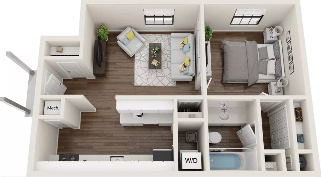 A1 411 floor plan