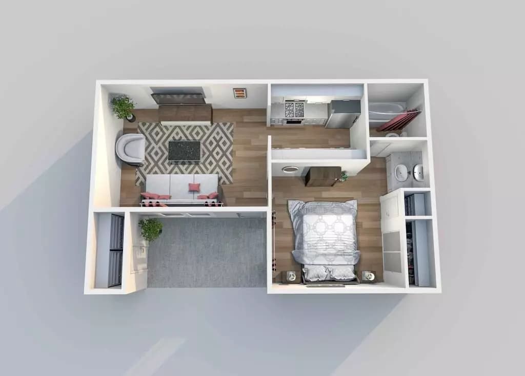 A 15-254 floor plan