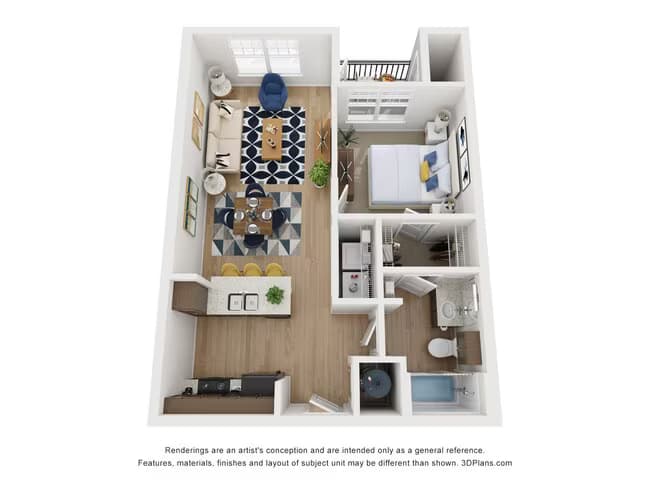 A floor plan