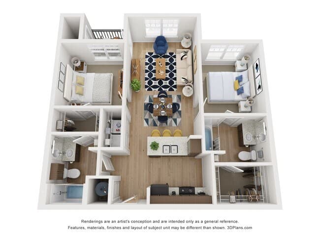 B floor plan