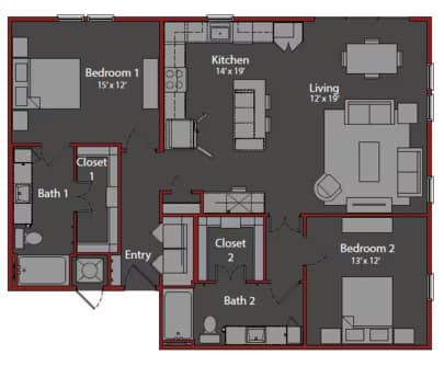 B3 18401 floor plan