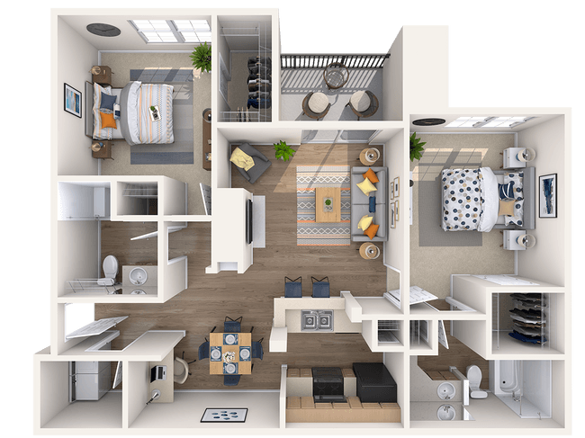 B2 0833 floor plan