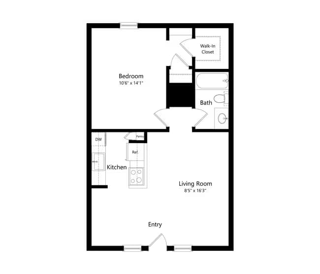 A4 - Spanish Trails 201 floor plan