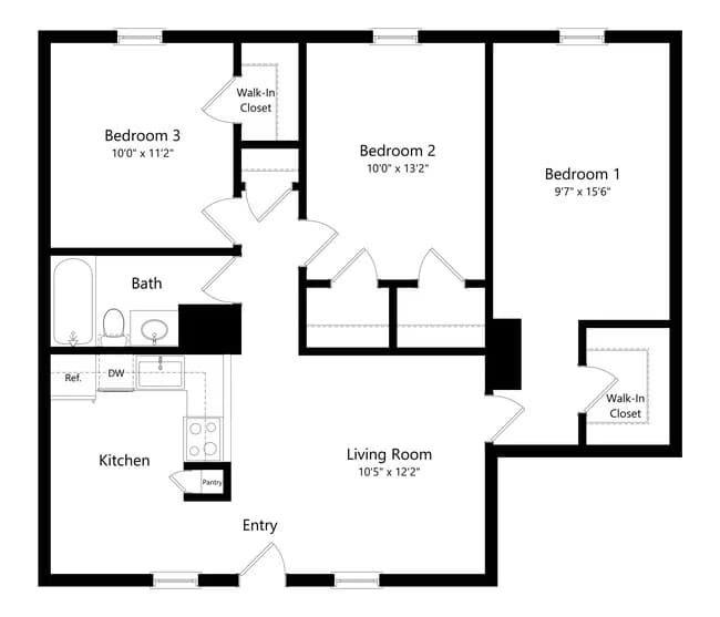 C1 - Spanish Trails 216 floor plan