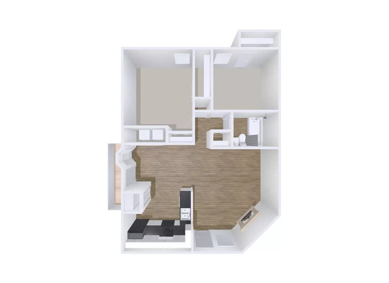 The Chateau 38C floor plan