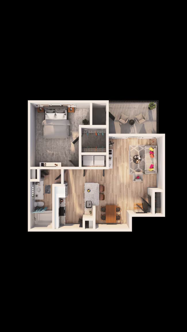 A1B Renovated 1213 floor plan