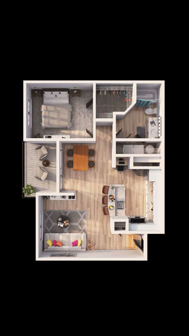 Unit 1234 1433 floor plan