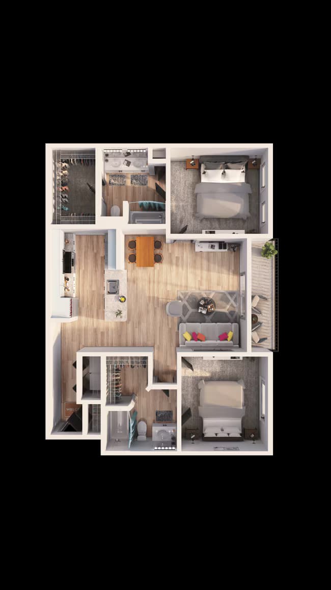 B2A 1421 floor plan