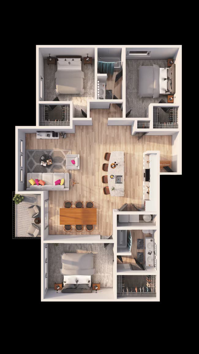 Unit 1032 1012 floor plan