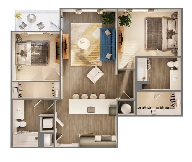 B2P 1405 floor plan
