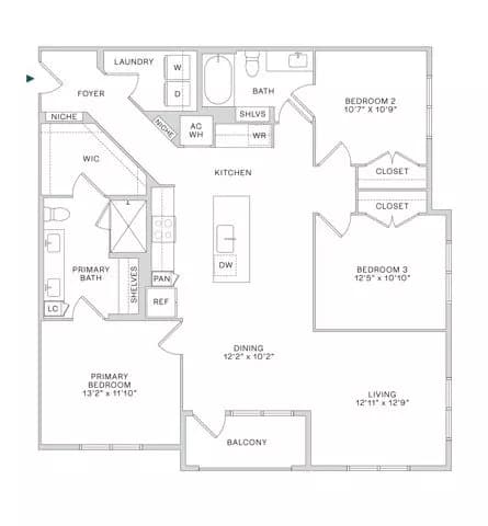 Unit 6202 6202 floor plan