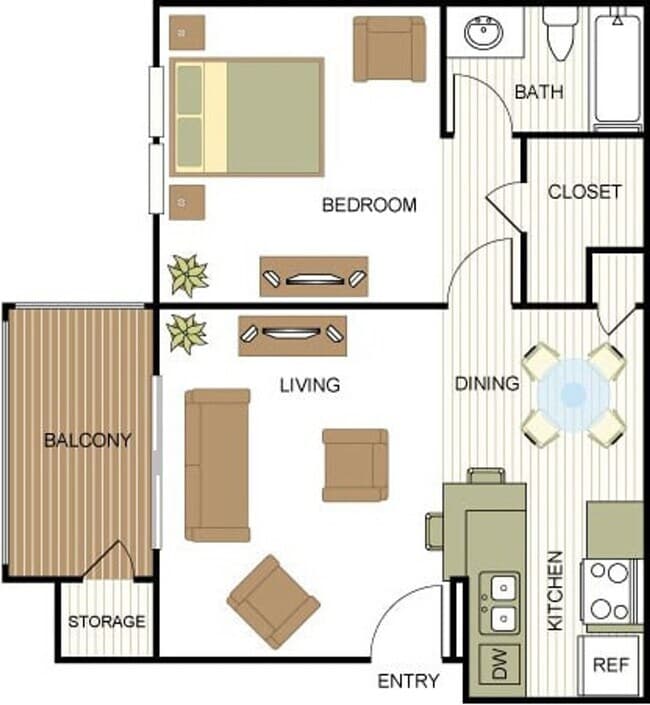 A2 3rd Floor Upgraded 9306 floor plan