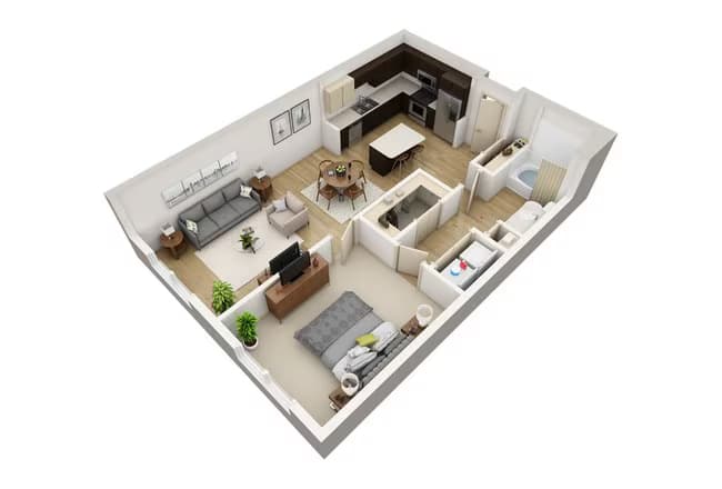 A1F 2077 floor plan